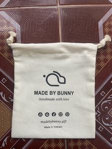 Custom Logo Cotton Canvas <b>Drawstring</b> Backpack Bag Reusable Eco Friendly Fabric Sack for Promotional Gift Packaging and Branding - Product Image 6