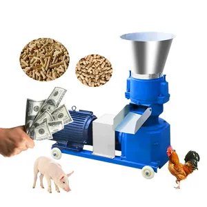 Multifunctionele 150 Kg/u Elektrische Pelletiseermachine Pellets Machines Voor Dierlijke Kippenvoer Pellet Machine