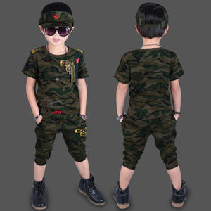Conjunto de Ropa Infantil de Algodón con Estampado de Soldado 2017 para Niños, Gran Venta - Product Image 3