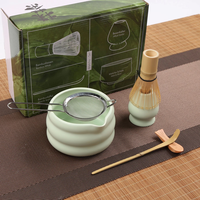 Cuillères classiques écologiques et durables en bambou pour poudre de matcha, cuillère de cuisine en bois, fouet de marque Sanmei, ensemble d'outils pour café et thé