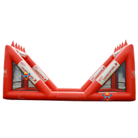 Jeu de Pong Gonflable Commercial Robuste pour Fêtes, Événements de Team Building et Location de Divertissement pour Enfants