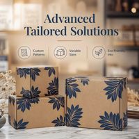 Boîtes d'expédition adhésives personnalisées avec design gratuit, cartons pour vêtements, cosmétiques, emballages cadeaux, boîtes d'expédition aériennes