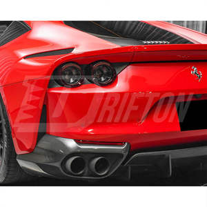 Juego de difusor trasero de fibra de carbono 812 para Ferrari 812 Superfast GTS 2017-2023 - Product Image 4