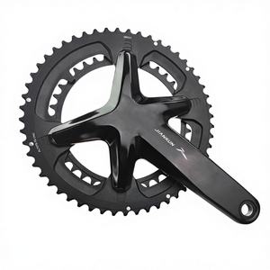 <span class=keywords><strong>Eje</strong></span> Central de Bielas para <span class=keywords><strong>Bicicleta</strong></span> de Carretera JIANKUN, Hueco e Integrado, para Discos Dobles de 39/53T y 34/50T, Fabricado en China - Product Image 1