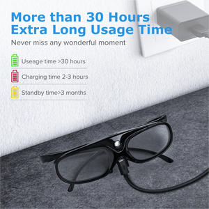 Obdpeak — <span class=keywords><strong>lunettes</strong></span> <span class=keywords><strong>3D</strong></span> volet actif, avec <span class=keywords><strong>clip</strong></span>, DLP, connexion compatible pour expérience du regard <span class=keywords><strong>3D</strong></span> - Product Image 3