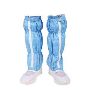 מגפי עבודה אנטי-סטטיות עגל יחיד עם רשת עליונה לחדרי 100,000 ברמה גבוהה - Product Image 1