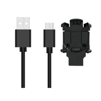 Adaptador de Carga de Repuesto para Reloj Garmin Descent Mk1, Base de Carga Magnética para Pulsera Inteligente, Cable USB con Revestimiento de PVC y TPE, Carga de 1A, Color Negro
