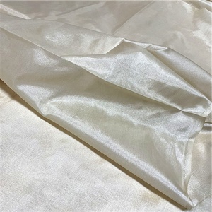 Tissu 100% <span class=keywords><strong>Soie</strong></span> Tussah <span class=keywords><strong>Soie</strong></span> <span class=keywords><strong>Sauvage</strong></span> pour Vêtements de Filles Coussins Rideaux Robes de Mariée et Costumes pour Textiles de Maison - Product Image 4