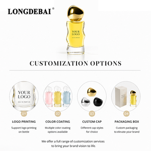 Flacone Spray per Profumo in Vetro Trasparente Irregolare Personalizzato 2026 Certificato CE, Vuoto, da 30ml, 50ml, 100ml, con Tappo in Plastica - Product Image 4