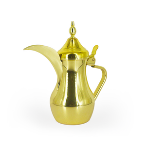 Classica Dallah in Acciaio Inox per Caffè e Tè con Beccuccio Lungo, Finitura Lucida, Ecologica, Multi-Capacità - Product Image 4