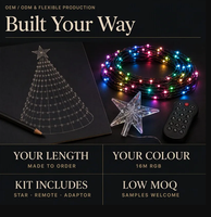 Guirlande lumineuse de Noël, lumières de fête, 400 LED, 16 millions de couleurs, télécommande par application, synchronisation musicale pour salon, maison, chambre à coucher
