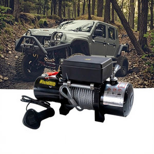 2000-12000Lbs 12v 24v 4wd מחוץ לכביש 4x4 כננת חשמלית עם חבל תיל פלדה סינתטי עבור כלי רכב - Product Image 4