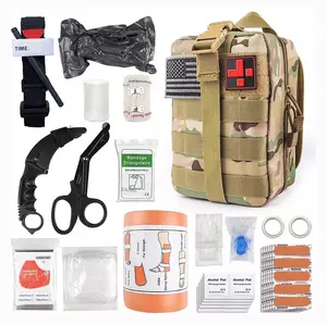 Sıcak satış ODM OEM 56 parça mini ilk yardım kiti çantası için tıbbi malzemeler ile ev ilk yardım kiti için seyahat açık