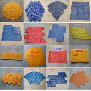 Timbro di pavimentazione in materiale Pu modelli di gomma stampi in gomma timbri in calcestruzzo - Product Image 5