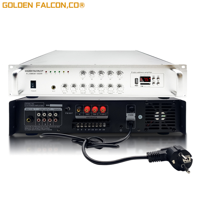 Professional Audio Speakers Audio System Sound Broadcast 650w Public Address System for Home Theatre School Activity