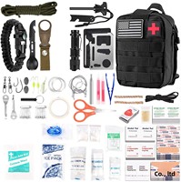Kit d'outils de survie en plein air transfrontalier PTGE, équipement tactique multifonctionnel EDC pour le camping et l'autodéfense