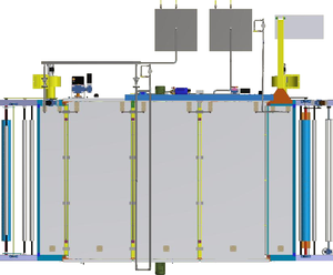 Macchina a Vapore a Circuito Chiuso Riscaldata a Gas per Tintura Reattiva <span class=keywords><strong>e</strong></span> Dispersa di Abbigliamento, Larghezza 1800mm, Tempo di Vapore 8-40min, Temperatura 100-<span class=keywords><strong>120</strong></span>°C - Product Image 3
