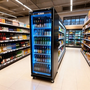 Réfrigérateur Commercial pour Boissons et Spiritueux, Vitrine Réfrigérée pour Boissons Froides, Équipement de Réfrigération de Bar, Vente Directe Usine - Product Image 3