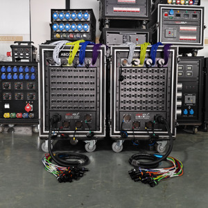 Hiệu suất cao âm thanh thiết bị âm thanh XLR mic splitter chia 2way 3Way 56 đầu vào 85pin isoaltion mặt đất nâng 12/16/28 đầu ra - Product Image 4