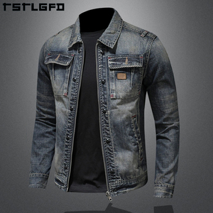 Giacca di <span class=keywords><strong>Jeans</strong></span> da <span class=keywords><strong>Uomo</strong></span> Elegante per Abbigliamento Casual OEM all'Ingrosso Giacca di <span class=keywords><strong>Jeans</strong></span> da <span class=keywords><strong>Uomo</strong></span> in Cotone di Alta Qualità Giacca di <span class=keywords><strong>Jeans</strong></span> da <span class=keywords><strong>Uomo</strong></span> Personalizzata - Product Image 4
