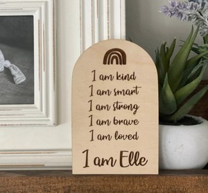 12 mois nouveau-né naissance record découpé au laser souvenir <span class=keywords><strong>en</strong></span> <span class=keywords><strong>bois</strong></span> bébé <span class=keywords><strong>porte</strong></span> signe jalon Plaque - Product Image 2