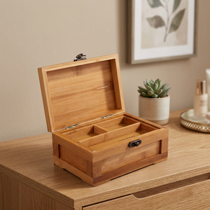 Boîte d'emballage carrée en contreplaqué faite à la main de haute qualité pour pyrogravure, cadre photo, présentoir, logo personnalisé - Nouvelle vente en gros - Product Image 1