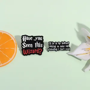 Avez-vous <span class=keywords><strong>vu</strong></span> ces épingles en émail « Wizard » ? Broches de <span class=keywords><strong>film</strong></span> fantastique et magique, badges pour sacs à dos et revers, bijoux punk gothiques, cadeau pour amis - Product Image 6