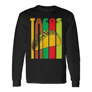 Camiseta de manga larga para amantes de las enchiladas y la comida mexicana Taco Shell - Product Image 1