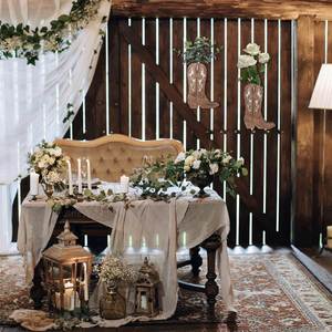 Wholesale Western Cowboy Style Boot Wall Hanging Vase <b>Rustic</b> <b>Wooden</b> Hanging Planter Farmhouse Decor for Dried Flowers & Greenery - Product Image 2