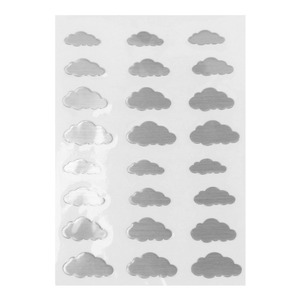Pegatinas de diseño de nubes para guitarra, ukelele, calcomanías de plástico exquisitas para instrumentos - Product Image 4