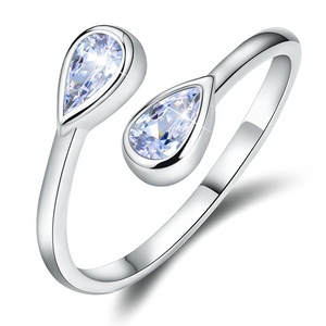 Isunni 925 En Argent Sterling Juin Novembre Birthstone Ouverture Réglable Anneau Pour Les Femmes - Product Image 1