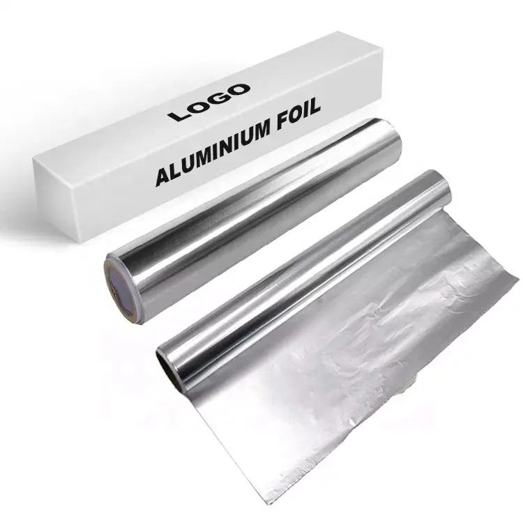 Rollo de papel de aluminio 8011, 40 micras, lámina de aluminio utilizado para alimentos, gran oferta