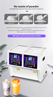 HENGZHI Machine à café professionnelle à commande numérique, double trémie, pression stable, grande capacité, dosage précis, pour fruits, taro et salons de thé