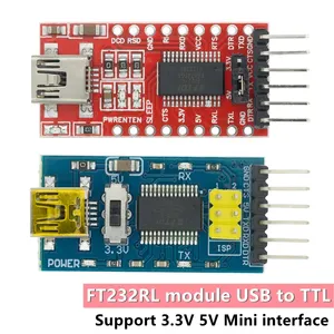 FT232RL FT232 FTDI <b>USB</b> 3.3V 5.5V <b>to</b> TTL Serial Adapter Module for Arduino FT232 Pro <b>Mini</b> Port <b>USB</b> <b>TO</b> TTL 232 <b>Mini</b> / Type-C <b>USB</b> - Product Image 4