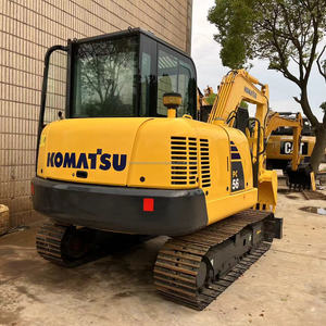 Excavadora usada 99% nueva KOMATSU PC56 6Ton Japón buenas condiciones Mini excavadora usada Komatsu PC55 PC56MR con EPA CE bajo funcionamiento - Product Image 2