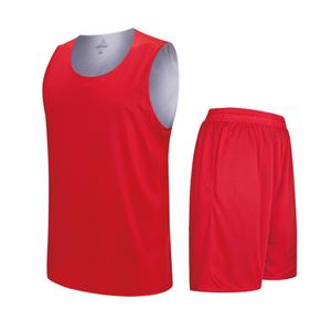 ストライプトップタンクリバーシブル数字付き最新デザインレトロカスタムライトブルー男バスケットボールジャージー通気性セット - Product Image 4