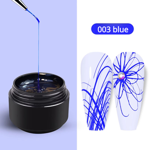 <span class=keywords><strong>Vernis</strong></span> à <span class=keywords><strong>ongles</strong></span> gel effet fil de fer 5 ml, 6 couleurs, motif toile d'araignée créative, pour nail art, service OEM/ODM disponible, personnalisable - Product Image 4