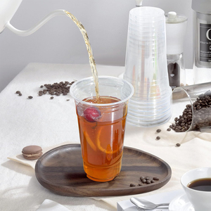 Logo personalizzato all'ingrosso vasos para cafe desechables plastica 32 oz con tapa con coperchi per il succo di caffè tazze da asporto - Product Image 3