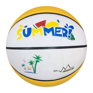 Custom Promotional no Logo's outfit outdoor sports 7 # pu Basketball ball bulk - Product Image 5
