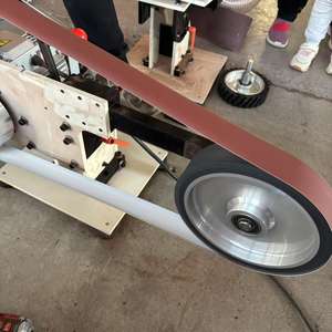 多功能立式和卧式砂带砂光机磨床磨刀制作金属五金磨削手动机 - Product Image 4