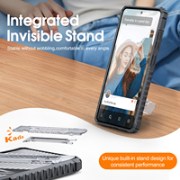 Étui de téléphone antichoc avec béquille intégrée pour Samsung Galaxy S26 Ultra Plus Edge, coque de protection antichute pour Galaxy A16 A26 A36