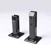 HL Modern Easy DIY Garde-corps en acier inoxydable trempé noir avec embout 2205 pour clôture de piscine, balcon, escalier, intérieur et extérieur, garantie 5 ans