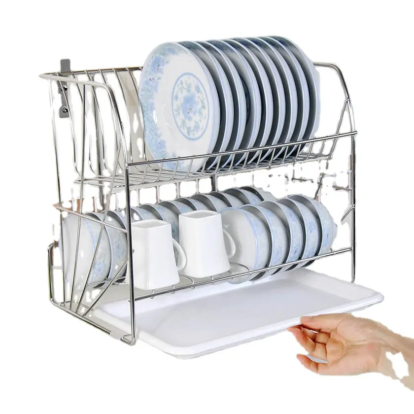 Stainless Steel Wall Mounted Dish Drying Racks Drainer Organizer Quality Assurance Economical Diy Dish Drainer Rack