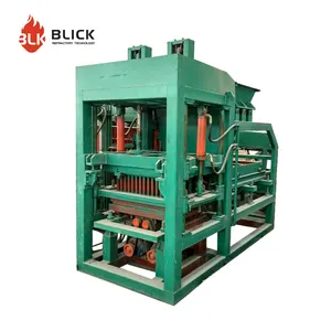 Four Semi-automatique de fabrication de briques d'argile, Machine de fabrication de briques de terre à emboîtement