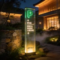 Señalización Direccional LED Personalizada para Tiendas y Empresas - Uso Interior/Exterior, IP65 Impermeable, Publicidad Independiente
