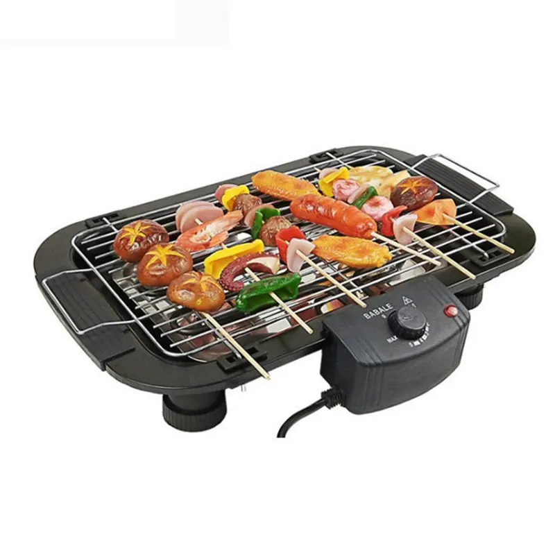 Mini electric grills multi functional charcoal electric smokeless barbecue grill korean table top bbq stove