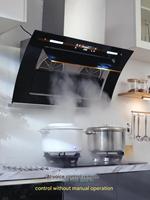 Hotte de cuisine 900 mm à 2-4 vitesses, aspiration super puissante, auto-nettoyante, cheminée intelligente, extracteur de fumée