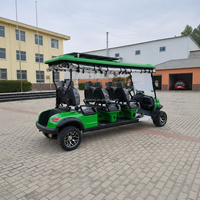 Carrito de Golf Eléctrico de 6 Plazas en Oferta, Motor de CA de 4KW, Transporte Turístico para Comunidades y Campus, Excelente Precio