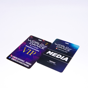 Tarjeta de nombre de tamaño puede ser personalizado PVC material de la tarjeta de nombre de doble cara de impresión a todo color - Product Image 6