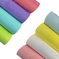 Rollo de Vinilo de PVC Color Macaron Brillante, Vinilo de Goma Premium para Plotter de Corte, para Impresión de Letras y Adhesivos, para Enmascarar